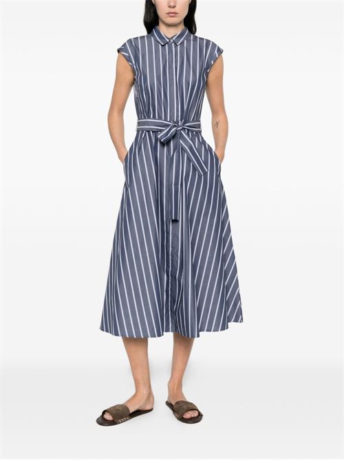 Abito donna Emme Marella lungo smanicato blu e celeste EMME Marella | PESI023